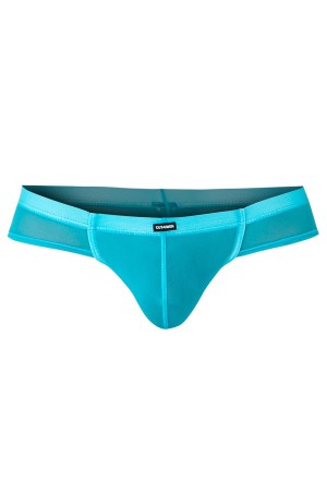 turquoise Mesh Hybrid Cheeky Brief C4MSPX22 GLOW - XL