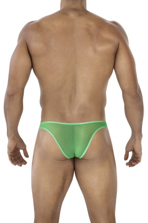 green Capri Thong Mesh C4MSPX07 GLOSW by Cut4Men