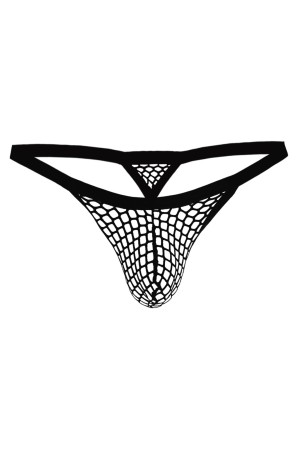 schwarzer Netz String RAV123 - S