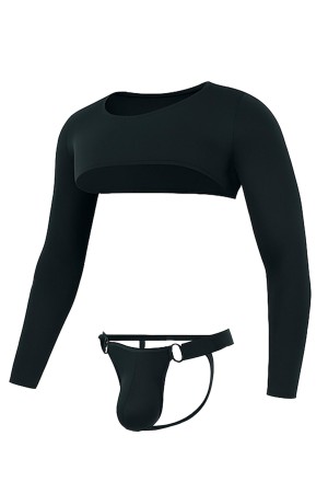 schwarzes Jockstrap-Set RAV117 - S