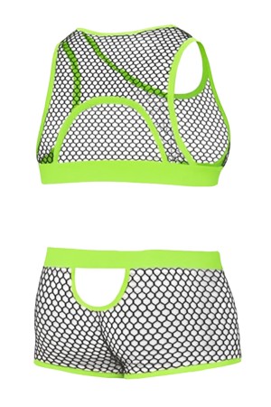 Black Neon Rave Total Look RAV116 - S