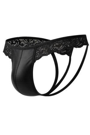 Black Lacey Jockstring RAV104 - S