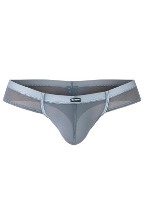 grauer Hybrid Cheeky Brief Netz C4MSPX22 - S