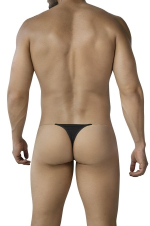 schwarzer Seamless Thong C4MINV03 von Cut4Men INVISIWE4R