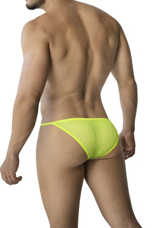 Neon Lime Mesh Mini Brief C4MMSH18 by Cut4Men
