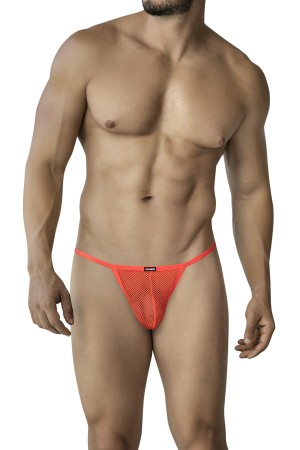 Orange Fluo Mesh Tanga C4MMSH03 by Cut4Men