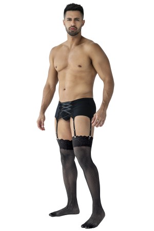 Black Crossed Garter C4MRAV108 by Cut4Men
