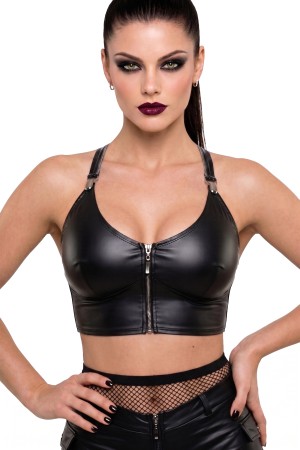 schwarzes Damen-Top DDAlice001 von Demoniq