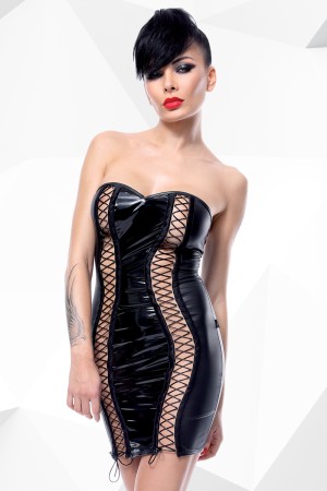 black chemise Astrid by Demoniq Hard Candy Collection