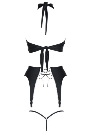black corsage DDHekate001 + Stockings - L