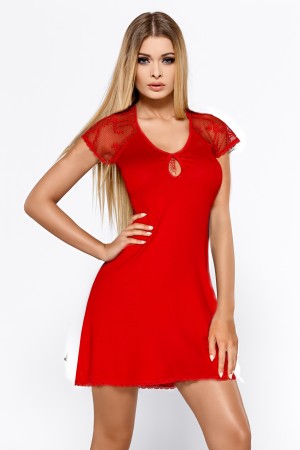 red Nightdress Hillary XXL