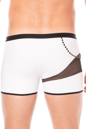 Herren Boxer Short 2004-67 weiß von Look Me