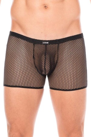 schwarze Netz Boxer Short 2007-67 - L