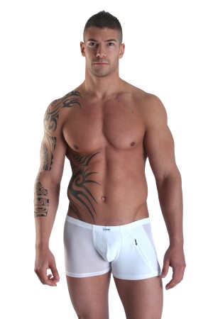 white Boxer Open Heart L by Look Me