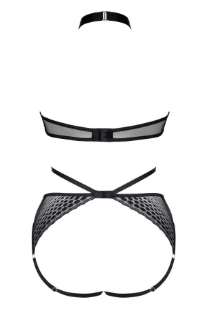 schwarzer Body ouvert LXReyna001 - M
