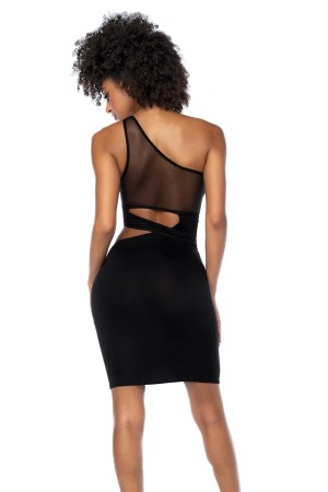 Asymmetrischen Kleid mit Cutouts - MAL40004 von Mapale