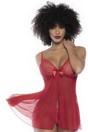 rotes Babydoll - MAL7501RED - L/XL