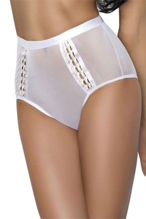 white Gloria Knickers by MeSeduce Gold and I Collection