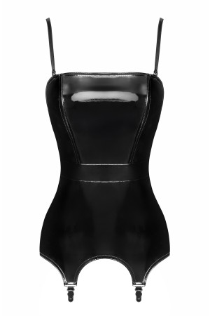 F381 Dominae Venom Corsagen-Kleid schwarz - XS