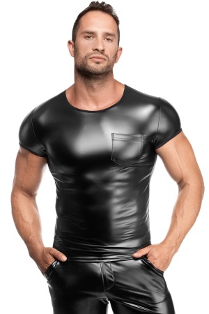 Wetlook T-shirt Vexen Tee H084 by Noir Handmade Kink Royal Collection