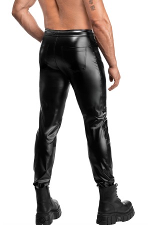 black Rogue pants H087 by Noir Handmade Kink Royal Collection