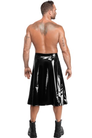 black Emipre PVC skirt H091 by Noir Handmade Kink Royal Collection