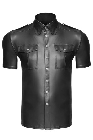 schwarzes T-Shirt H011 von Noir Handmade