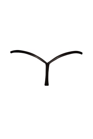 black thong F121 3XL by Noir Handmade