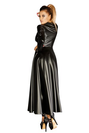 black gown F128C by Noir Handmade Diva Collection