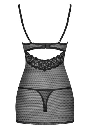 852-CHE-1 Chermise black by Obsessive