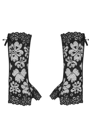 856-ACC-1 lace mittens black by Obsessive