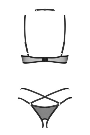 3-teilges ouvert Set Donarella schwarz - XS/S