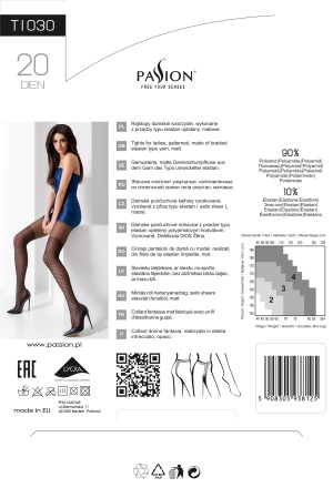 tights TI030 black by Passion