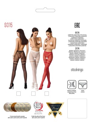 open tights S015 red by Passion Erotic Line