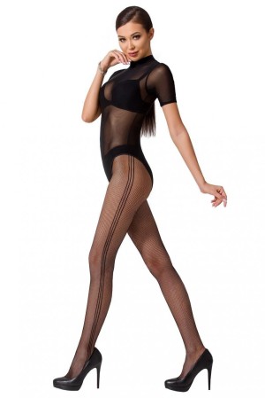 net tights TI018 black by Passion