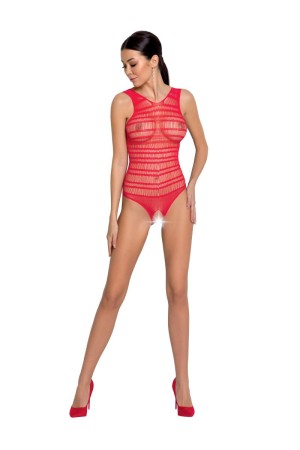 roter ouvert Body BS086 von Passion