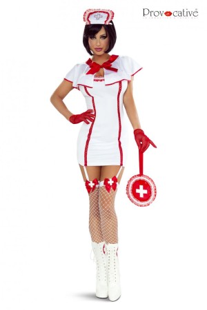 7-teilges Krankenschwester Outfit von Provocative