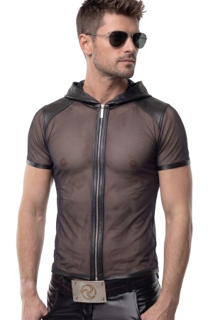 Herren Kapuzen T-Shirt ADGinter001 schwarz von RFP After Dark Line