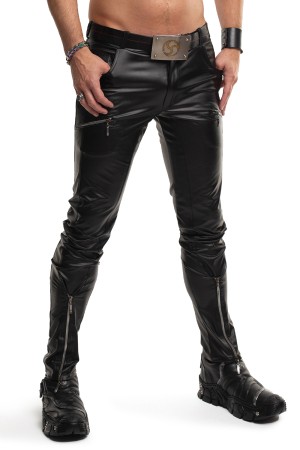 lange Herren Hose RMGabriele001 schwarz von Regnes Fetish Planet lange Herren Hose RMGabriele001 schwarz von Regnes Fetish Planet