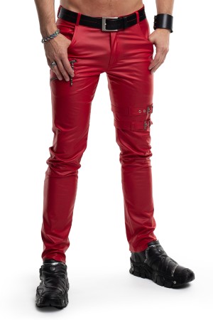 lange Herren Hose RMTommaso002 rot von Regnes Fetish Planet lange Herren Hose RMTommaso002 rot von Regnes Fetish Planet