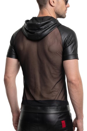 Herren Kapuzen T-Shirt ADMagnus001 schwarz von RFP After Dark Line