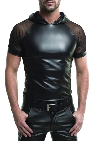 Herren Kapuzen T-Shirt ADSolar001 schwarz von RFP After Dark Line