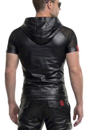 Herren Kapuzen T-Shirt ADSolar001 schwarz von RFP After Dark Line