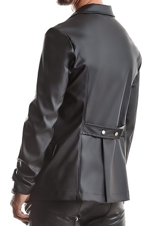 Herren Jacke RMNicola001 schwarz von Regnes Fetish Planet Red Mark 2