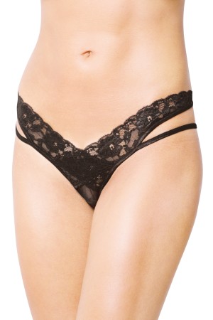 black Thong ouvert 2438 by Softline