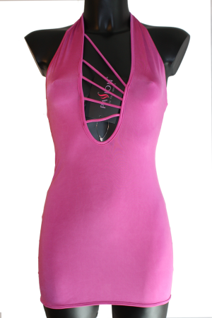 pink Minidress Malibu S/M - PASSION